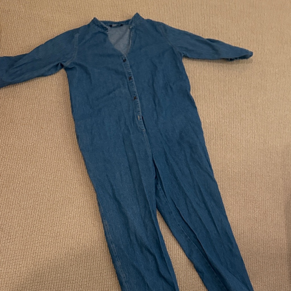 HATCH Maternity Blue Denim Jumpsuit